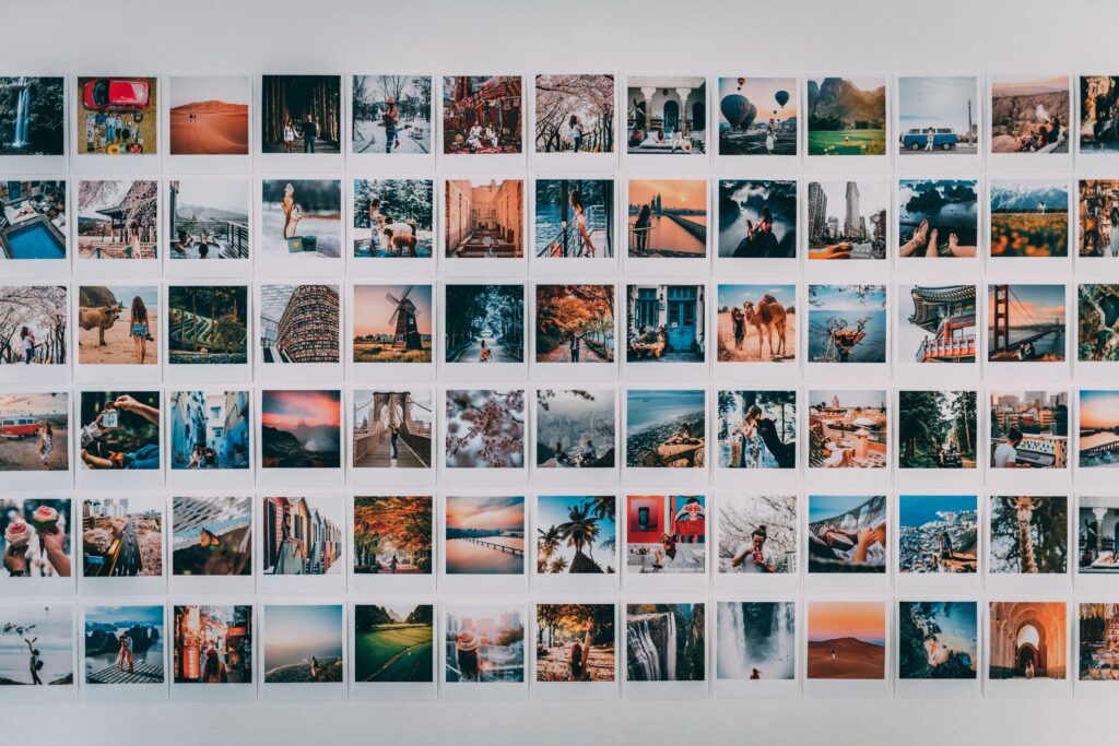 A rich gallery of lifestyle and product imagery